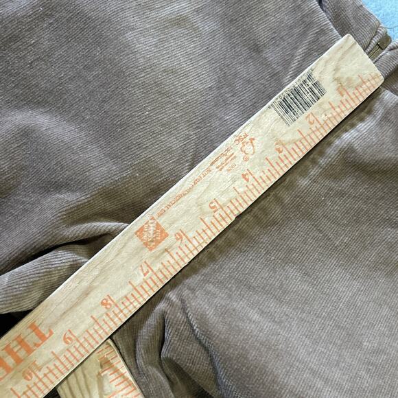 Y2k 2000s Beyond Baggy Corduroy Dojo Pants Womens Large 30x30 Wide leg USA Made - Picture 6 of 8